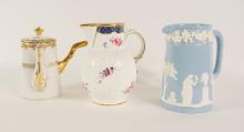 TWO JUGS AND TEAPOT