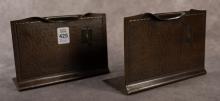 PAIR OF ROYCROFT BOOKENDS