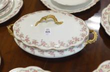 LIMOGES "BRIDAL WREATH" DINNERWARE