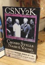 TWO CROSBY, STILLS, NASH AND YOUNG POSTERS