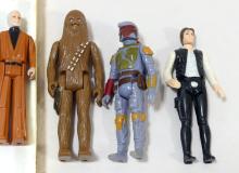 NINE KENNER STAR WARS ACTION FIGURES