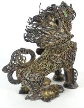 CHINESE SILVER FOO LION