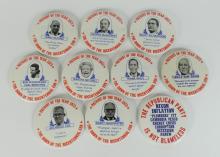 U.S. WATERGATE ERA POLITICAL BUTTONS