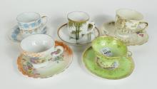 15 DEMI-TASSE CUPS & SAUCERS