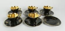 15 DEMI-TASSE CUPS & SAUCERS