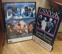 TWO CROSBY, STILLS, NASH AND YOUNG POSTERS