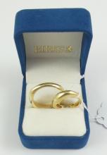 2 BIRKS GOLD RINGS