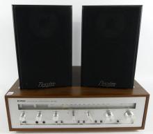 YAMAHA RECEIVER AND BRAXTON SPEAKERS