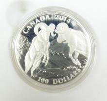 CANADIAN $100 SILVER COIN