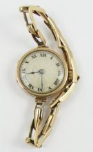 ANTIQUE GOLD WRISTWATCH