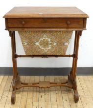 ANTIQUE WELL WORK TABLE