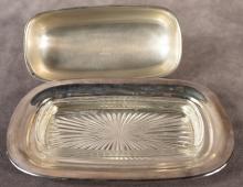 REED AND BARTON STERLING BUTTER DISH