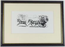 SET OF FOUR ENGLISH COACHING PRINTS