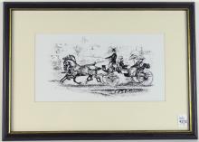 SET OF FOUR ENGLISH COACHING PRINTS
