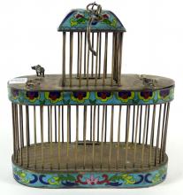 CLOISONNE BIRDCAGE