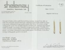 PAIR FORMAL DIAMOND EARRINGS