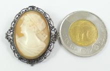 ANTIQUE CAMEO BROOCH