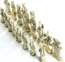 CHINESE IVORY CHESS SET