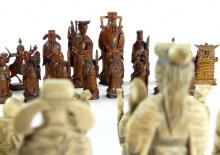 CHINESE IVORY CHESS SET