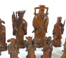 CHINESE IVORY CHESS SET