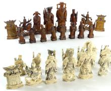 CHINESE IVORY CHESS SET