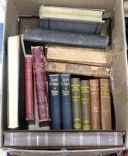 BOX LOT OF VINTAGE/ANTIQUE BOOKS