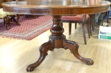 CIRCULAR MAHOGANY DINING TABLE