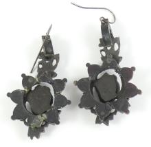 PAIR 19TH CENTURY EARRINGS