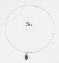 AMETHYST PENDANT NECKLACE