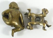 TWO CHINESE BRONZES