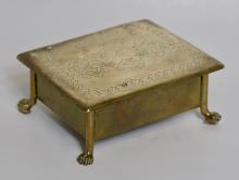 ANTIQUE BRASS BOX