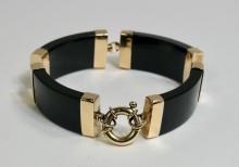 GOLD & ONYX BRACELET