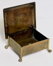 ANTIQUE BRASS BOX