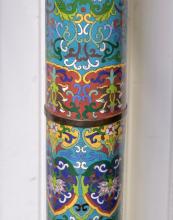 CHINESE CLOISONNE PEDESTALS