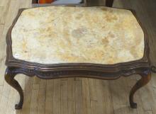 MARBLE TOP COFFEE TABLE