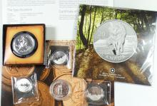 6 CANADIAN SILVER COINS