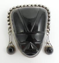 SILVER BRACELET & BROOCH/PENDANT