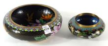 TWO PIECES CHINESE CLOISONNE