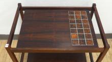 ROSEWOOD SERVING CART