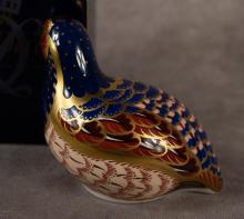 LIMITED EDITION "PARTRIDGE" DERBY PAPERWEIGHT