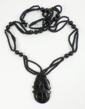 BLACK ONYX NECKLACE