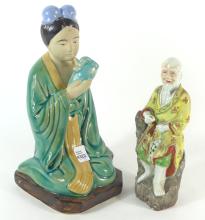 TWO FIGURINES