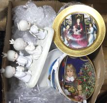 PRECIOUS MOMENTS FIGURINES AND COLLECTOR PLATES