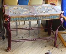 BRIGHTLY PAINTED TABLE