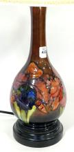 MOORCROFT "SPRING FLOWERS" TABLE LAMP