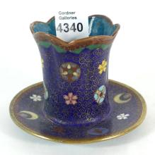 CLOISONNE TOOTHPICK HOLDER