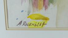 PAIR A. ROZENBLAT WATERCOLOURS