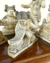 IMPORTANT CHINESE IVORY FIGURE GROUP