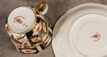 DERBY "IMARI 2451" CUPS AND SAUCERS