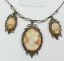 ANTIQUE CAMEO NECKLACE